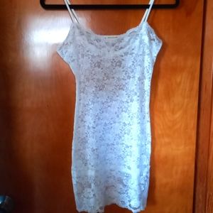 Zenana Outfitters white lace chemise